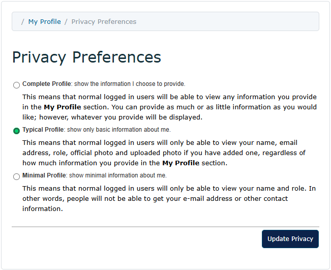 privacy